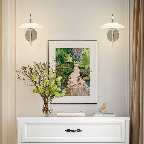 Applique Murale LED Intérieure 3000k 7w Blanc Chaud Mur Couloir