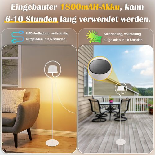 Lampadaire Salon Solaire d'extérieur Tactile à Intensité LED Pour Chambre