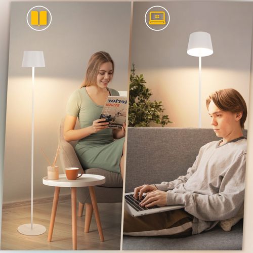 Lampadaire LED Blanc lampadaire salon Tactile à Intensité Pour Chambre