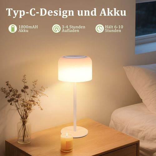 Lampe de Table Tactile à Intensité Variable LED 1.9w 3000k - 6500k pour Bureau