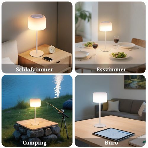 Lampe de Table Tactile à Intensité Variable LED 1.9w 3000k - 6500k pour Bureau