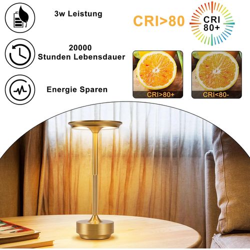 Lampe de Chevet Tactile LED Lot De 2 Intensité Variabl Pour Rebord De Fenêtre Salon Bureau