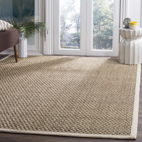 Tapis Natural Fiber 76 X 305 Cm Fibre Naturelle Roselyn Naturel / Ivoire