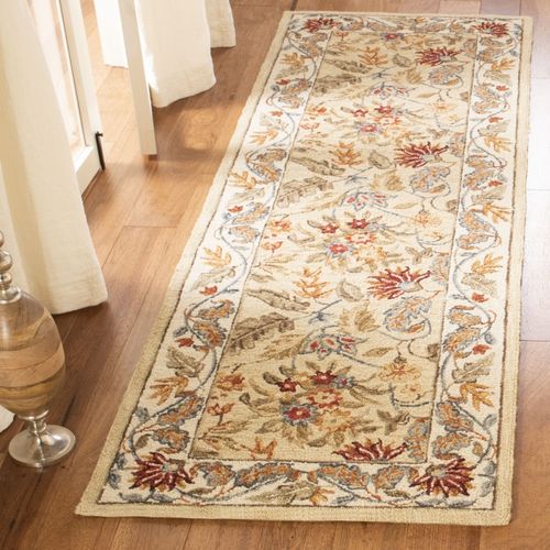 Tapis Chelsea 76 X 122 Cm Traditionnel Zelda Blanc