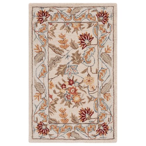 Tapis Chelsea 76 X 122 Cm Traditionnel Zelda Blanc