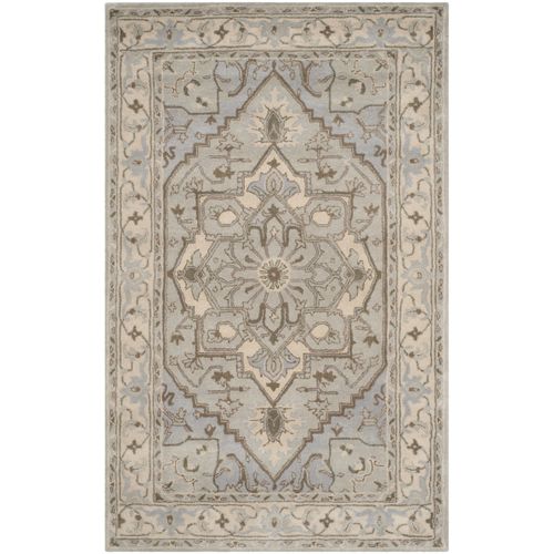Tapis Heritage 91 X 152 Cm Traditionnel Oriental Presley Beige / Gris