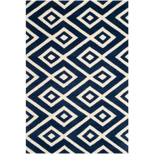 Tapis Chatham 122 X 183 Cm Contemporain Verity Bleu