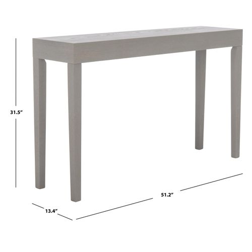 Consoles Dorotha Gris Bois Embouti 130 X 34 X 80 Cm