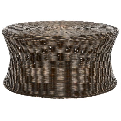 Tables Basses Daphne Neutre Rotin 83 X 83 X 41 Cm