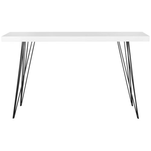 Consoles Enid Noir/blanc Bois Embouti 140 X 44 X 81 Cm