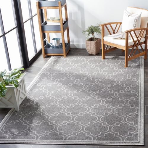 Tapis Amherst 236 X 305 Cm Treillis Tessa Gris