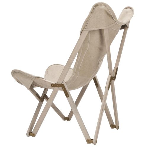 Chaise D'appoint Stuart Beige Bois De Hetre 91 X 71 X 104 Cm