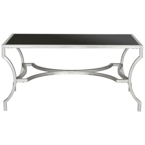 Tables Basses Vira Noir Fer/verre 94 X 51 X 43 Cm