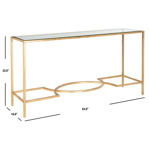 Consoles Cleva Or Fer/verre 160 X 41 X 81 Cm