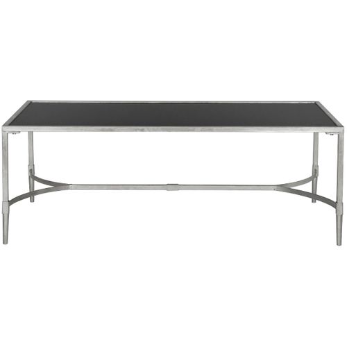 Tables Basses Ferne Noir Fer/verre 127 X 66 X 45 Cm