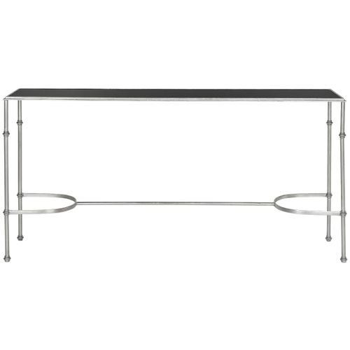 Consoles Maebelle Noir Fer/verre 160 X 40 X 81 Cm