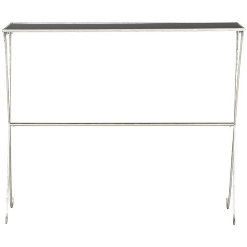 Consoles Pearly Noir Fer/verre 106 X 33 X 89 Cm
