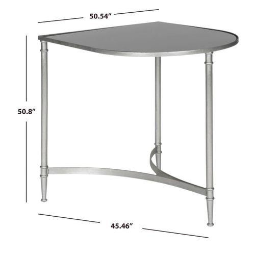 Table D'appoint Lassie Noir Le Fer 50 X 45 X 50 Cm