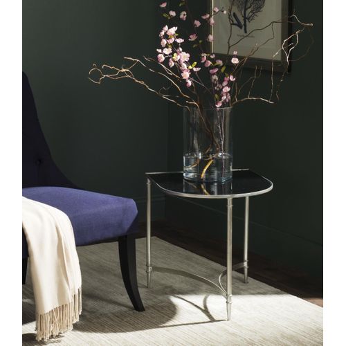 Table D'appoint Lassie Noir Le Fer 50 X 45 X 50 Cm