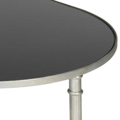 Table D'appoint Lassie Noir Le Fer 50 X 45 X 50 Cm