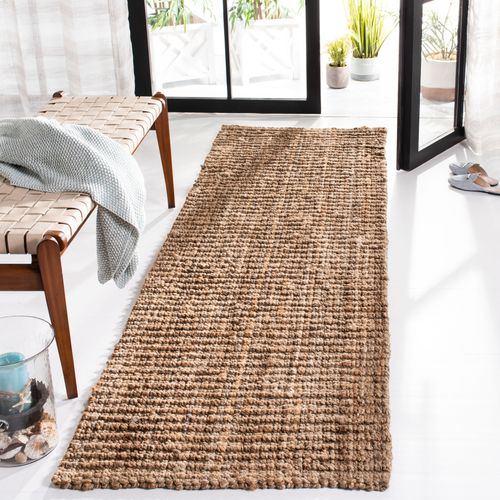 Tapis Fibre Naturelle 76 X 244 Cm Fibre Naturelle Sable Beige