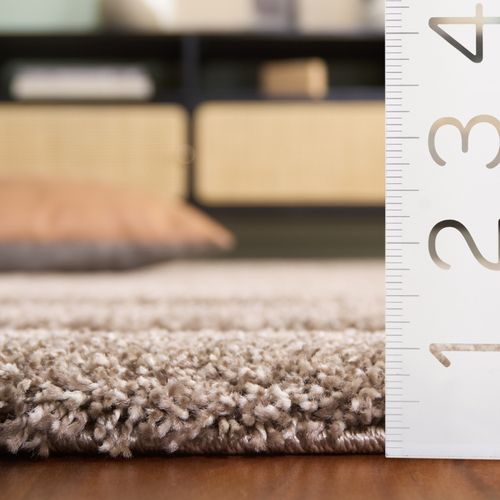 Tapis Florida Shag 152 X 152 Cm Shag Zaniyah Beige
