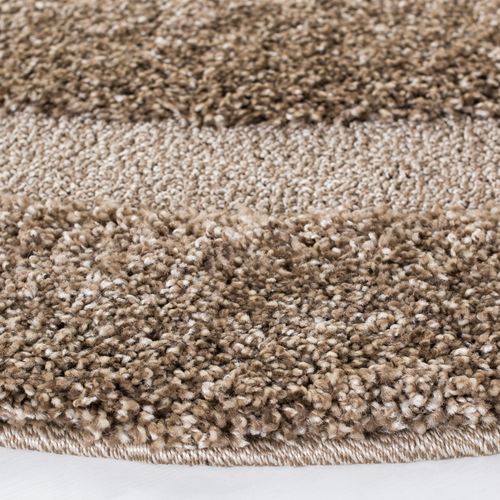 Tapis Florida Shag 152 X 152 Cm Shag Zaniyah Beige