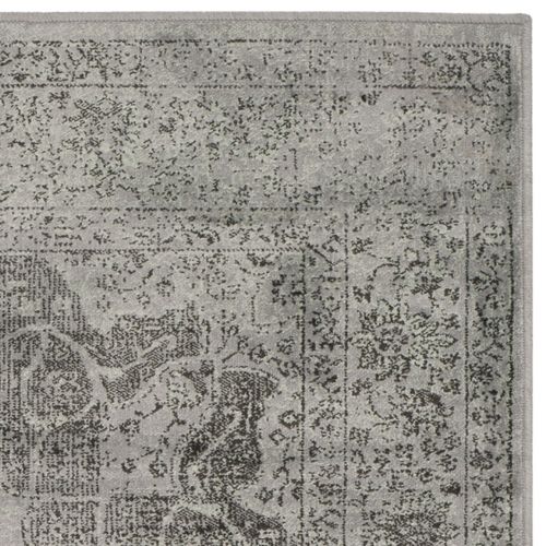 Tapis Vintage 183 X 183 Cm Traditionnel Chloe Gris