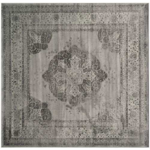 Tapis Vintage 183 X 183 Cm Traditionnel Chloe Gris