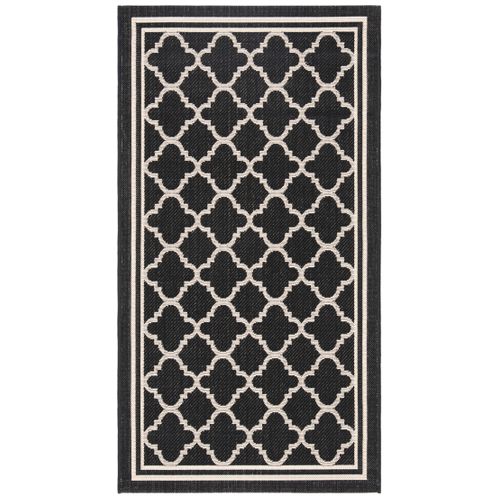 Tapis Cour 79 X 152 Cm Treillis Bleeker Beige