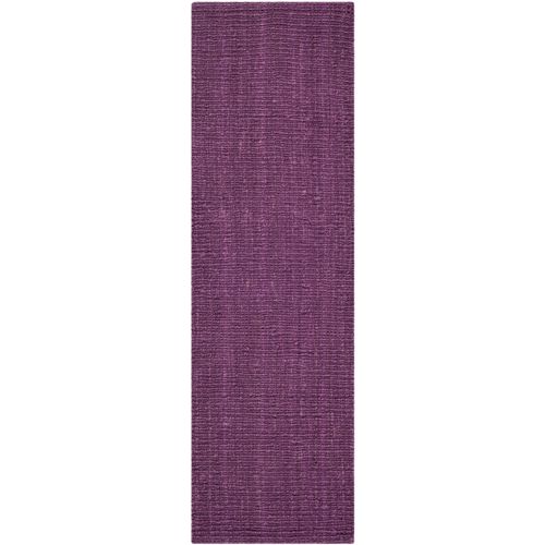 Tapis Fibre Naturelle 76 X 244 Cm Fibre Naturelle Sable Violet
