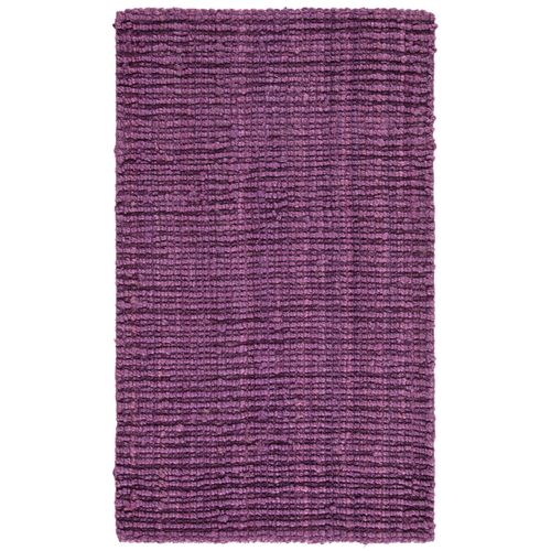 Tapis Fibre Naturelle 122 X 183 Cm Fibre Naturelle Sable Violet