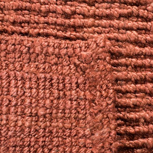 Tapis Fibre Naturelle 183 X 183 Cm Fibre Naturelle Sable Rouille