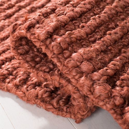Tapis Fibre Naturelle 183 X 183 Cm Fibre Naturelle Sable Rouille