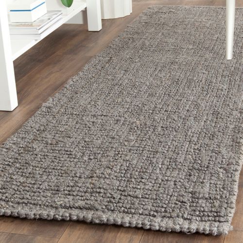 Tapis Fibre Naturelle 76 X 244 Cm Fibre Naturelle Sable Gris