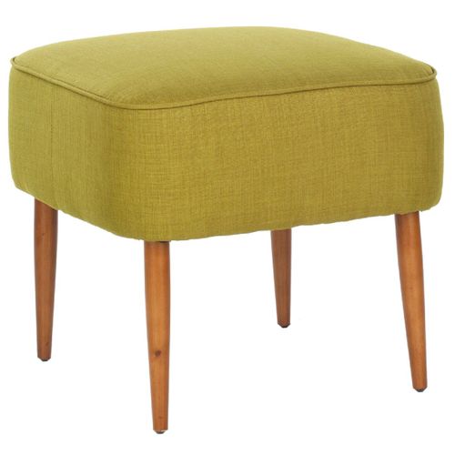 Pouf Verdell Vert Bois De Chene 50 X 50 X 46 Cm