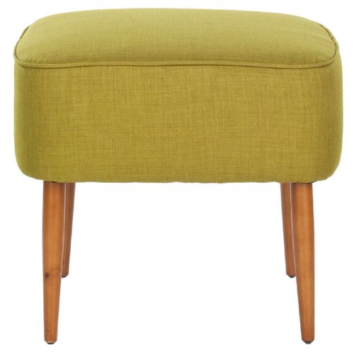 Pouf Verdell Vert Bois De Chene 50 X 50 X 46 Cm