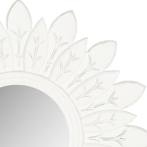 Miroir Sun King Blanc Bois D'ingenierie 76 X 2 X 76 Cm