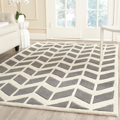 Tapis Chatham 183 X 274 Cm Contemporain Merry Gris