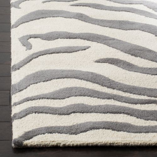 Tapis Cambridge 183 X 274 Cm Zèbre Nahla Gris