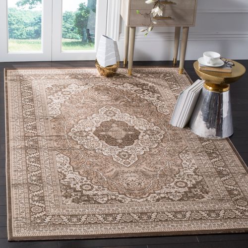 Tapis Vintage 155 X 229 Cm Traditionnel Etta Marron