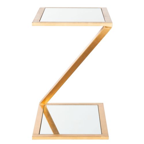 Table D'appoint Caro Or Le Fer 50 X 35 X 55 Cm