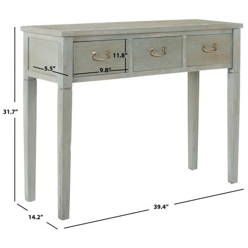 Consoles Ceil Gris Bois D'orme 100 X 36 X 81 Cm