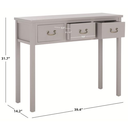 Consoles Ceil Gris Bois De Pin 100 X 36 X 81 Cm