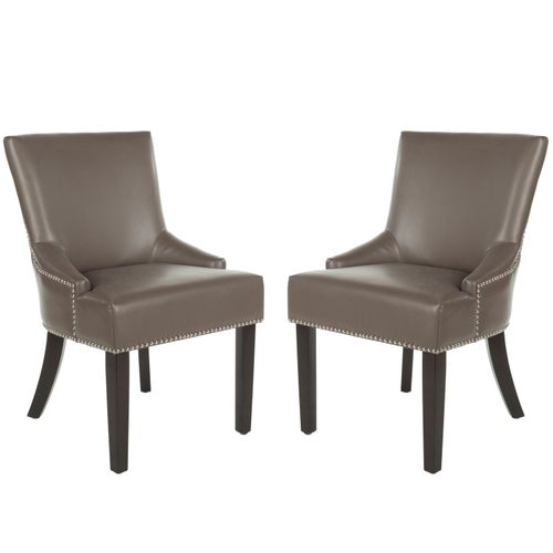 Chaises De Salle à Manger Luanne Lot De 2 Gris Bois De Bouleau