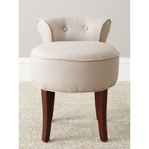 Tabourets De Coiffeuse Mariann Neutre Bois De Bouleau 45 X 48 X 58 Cm