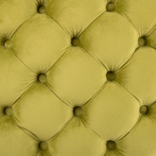 Pouf Cathy Vert Bois De Chene 53 X 53 X 50 Cm