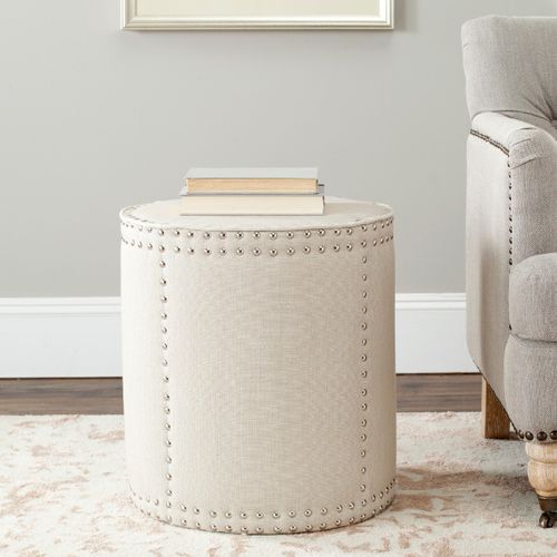 Pouf Celine Neutre Contreplaque 46 X 46 X 51 Cm