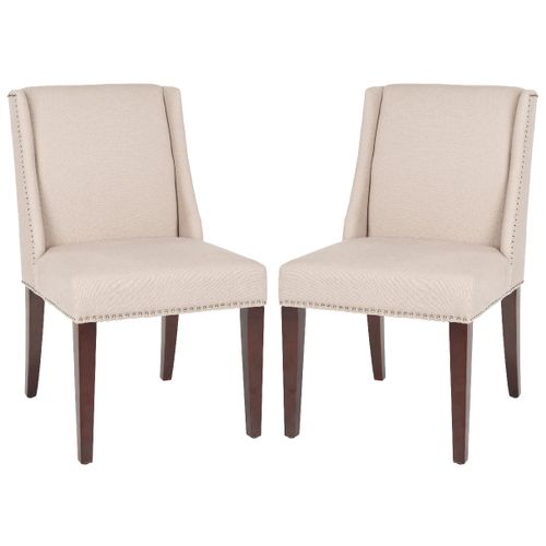 Chaises De Salle à Manger Alison Lot De 2 Neutre Bois De Bouleau