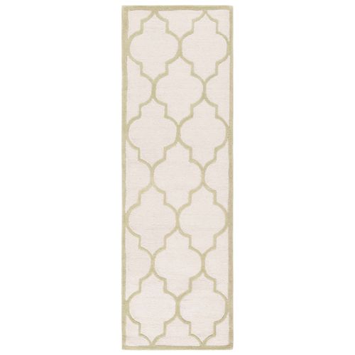 Tapis Cambridge 76 X 244 Cm Treillis Sky Vert